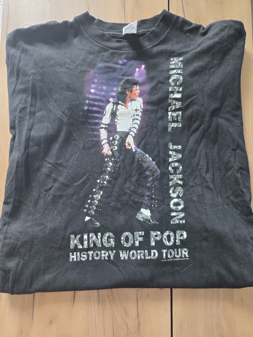 Michael Jackson King of Pop History World Tour PYRAMID XL 1996 T-Shirt
